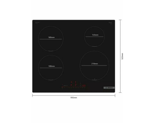 Варочная поверхность Bosch PUE611HC1E черный Варочная поверхность Bosch PUE611HC1E черный