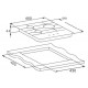 Варочная поверхность Weissgauff HGG 451 BGh Nano Glass