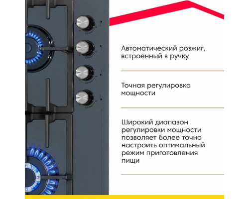 Варочная поверхность Simfer H60H41G570 Варочная поверхность Simfer H60H41G570