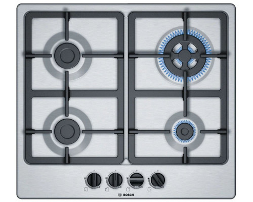 Варочная поверхность BOSCH PGH6B5B90R нерж.сталь Варочная поверхность BOSCH PGH6B5B90R нерж.сталь