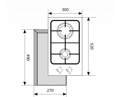 Варочная поверхность LEX GVS 320 IX Варочная поверхность LEX GVS 320 IX