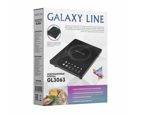 Настольная плита GALAXY GL 3063 черный Настольная плита GALAXY GL 3063 черный