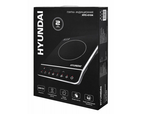 Настольная плита HYUNDAI HYC-0104 черный Настольная плита HYUNDAI HYC-0104 черный