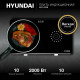 Настольная плита HYUNDAI HYC-0108 белый/черный