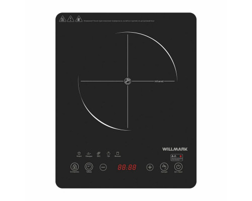 Настольная плита WILLMARK WCP-805BT черный Настольная плита WILLMARK WCP-805BT черный