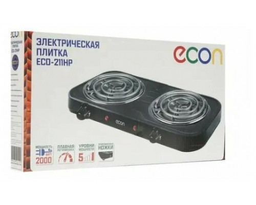 Настольная плита ECON ECO-211HP черный Настольная плита ECON ECO-211HP черный