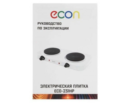 Настольная плита ECON ECO-231HP белый Настольная плита ECON ECO-231HP белый