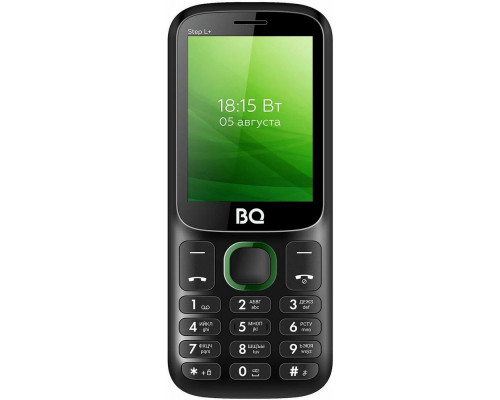 Мобильный телефон BQ 2440 Step L+ Black+Green