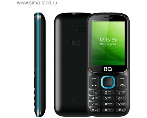 Мобильный телефон BQ 2440 Step L+ Black/Blue Мобильный телефон BQ 2440 Step L+ Black/Blue