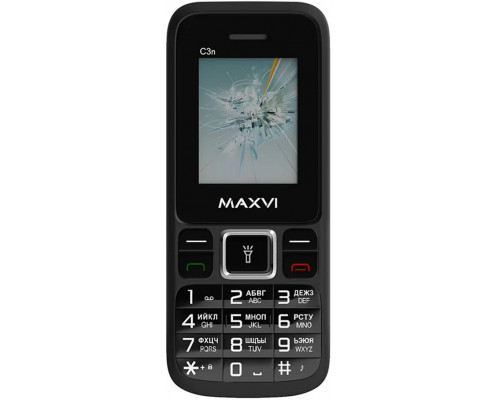 Мобильный телефон MAXVI C3n black Мобильный телефон MAXVI C3n black