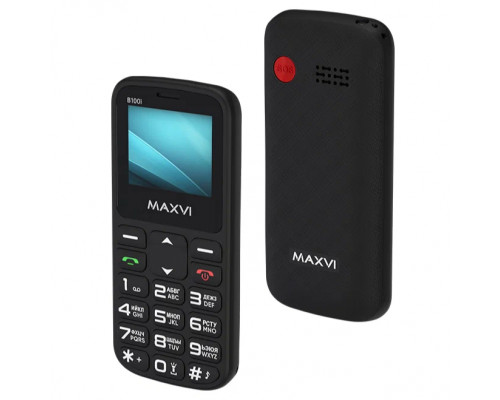 Мобильный телефон Maxvi B100i black Мобильный телефон Maxvi B100i black