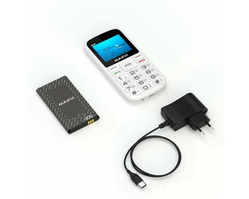Мобильный телефон Maxvi B201 white Мобильный телефон Maxvi B201 white