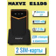 Мобильный телефон Maxvi E11ds черный-золотой