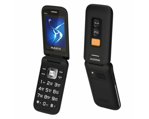 Мобильный телефон Maxvi E5 up black Мобильный телефон Maxvi E5 up black