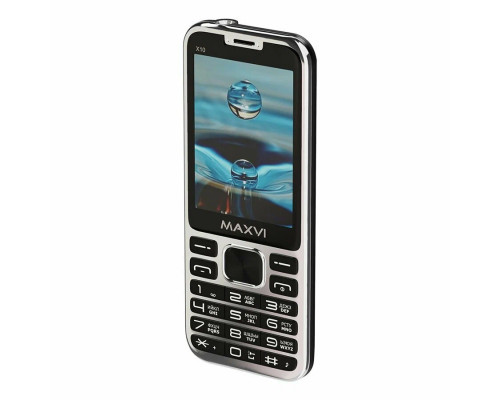 Мобильный телефон Maxvi X10 metallic silver Мобильный телефон Maxvi X10 metallic silver