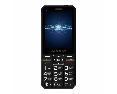 Мобильный телефон MAXVI P3 black Мобильный телефон MAXVI P3 black