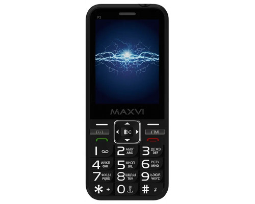 Мобильный телефон MAXVI P3 black Мобильный телефон MAXVI P3 black