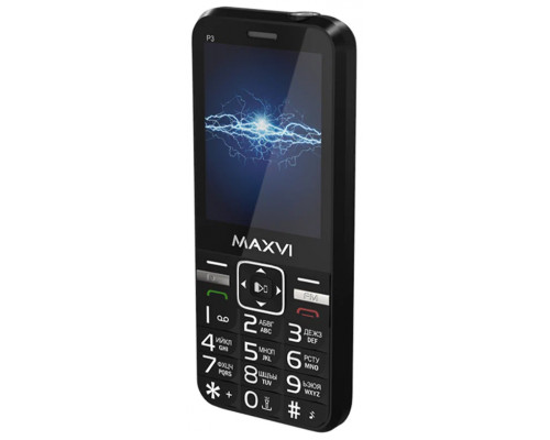 Мобильный телефон MAXVI P3 black Мобильный телефон MAXVI P3 black