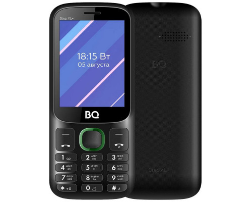 Мобильный телефон BQ 2820 Step XL+ Black+Green Мобильный телефон BQ 2820 Step XL+ Black+Green