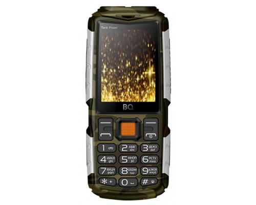 Мобильный телефон BQ 2430 Tank Power Camouflage+Silver
