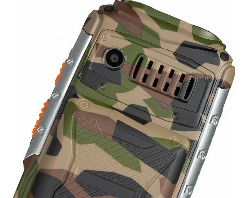 Мобильный телефон BQ 2430 Tank Power Camouflage+Silver