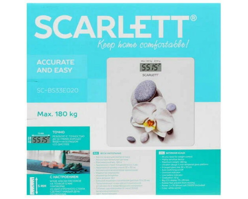 Весы напольные SCARLETT SC-BS33E020 Весы напольные SCARLETT SC-BS33E020