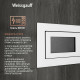 Встраиваемая микроволновая печь Weissgauff HMT-2012GRILL WHITE