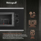 Встраиваемая микроволновая печь Weissgauff HMT-2017GRILL BLACK