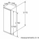 Встраиваемый морозильник Bosch GIN81AEF0