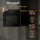 Духовой шкаф Weissgauff EOM 691 PDBS Steam Clean Black Edition