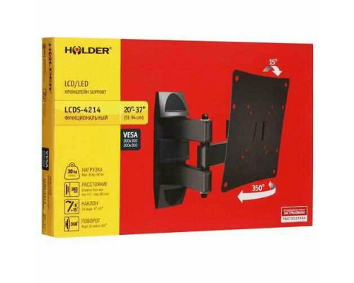 Кронштейн HOLDER LCDS-4214-B черный Кронштейн HOLDER LCDS-4214-B черный