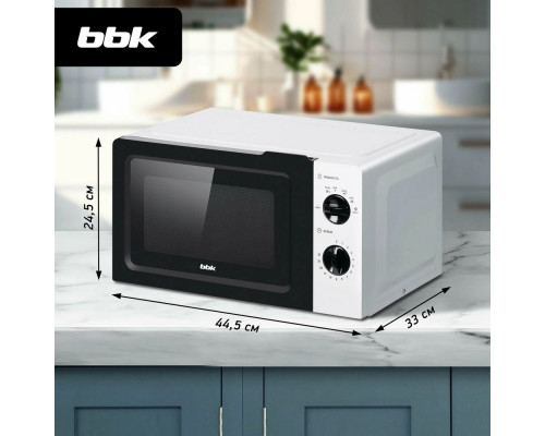 Микроволновая печь BBK 17MWS-783M/W белый Микроволновая печь BBK 17MWS-783M/W белый