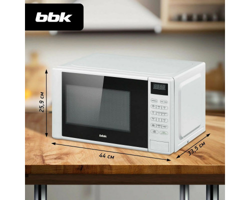 Микроволновая печь BBK 20MWG-735S/W белый Микроволновая печь BBK 20MWG-735S/W белый