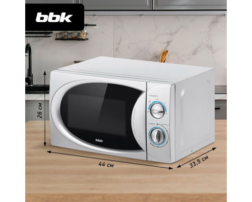 Микроволновая печь BBK 20MWS-714M/S серебристый Микроволновая печь BBK 20MWS-714M/S серебристый