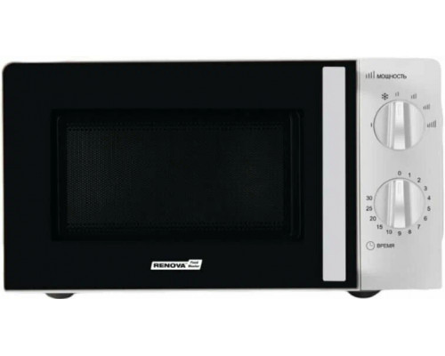Микроволновая печь RENOVA MMS-20W2 черный/белый Микроволновая печь RENOVA MMS-20W2 черный/белый