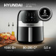 Гриль HYUNDAI HYF-3555 черный/серебристый