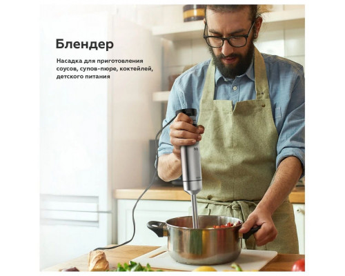 Блендер BQ HB1230SS черный-стальной Блендер BQ HB1230SS черный-стальной