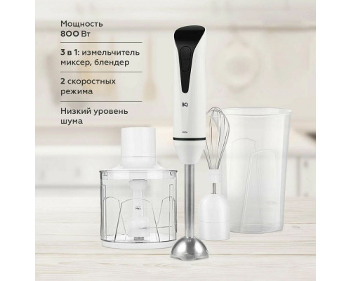 Блендер BQ HB800S белый-черный Блендер BQ HB800S белый-черный