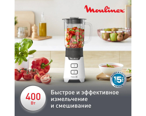 Блендер MOULINEX LM16L110 белый/черный Блендер MOULINEX LM16L110 белый/черный