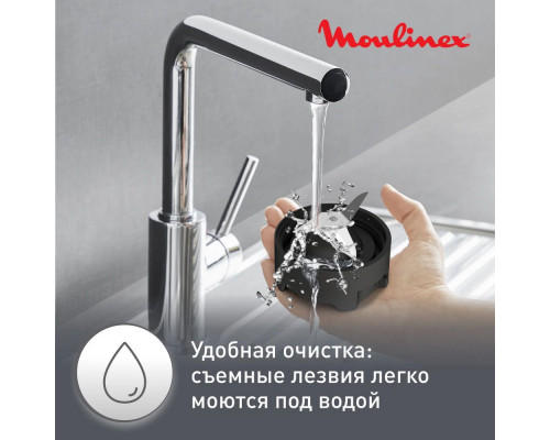 Блендер MOULINEX LM16L110 белый/черный Блендер MOULINEX LM16L110 белый/черный