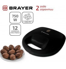 Вафельница BRAYER BR2330 черный