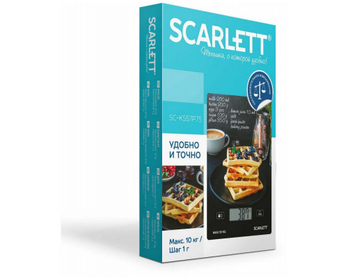 Кухонные весы SCARLETT SC-KS57P75 черные Кухонные весы SCARLETT SC-KS57P75 черные