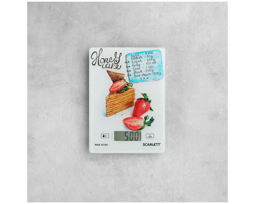 Кухонные весы SCARLETT SC-KS57P76 Кухонные весы SCARLETT SC-KS57P76