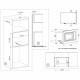 Встраиваемая микроволновая печь KRONA LAUNE 60 BL K черный