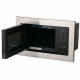 Встраиваемая микроволновая печь SAMSUNG MG20A7013AT/BW нерж/черн