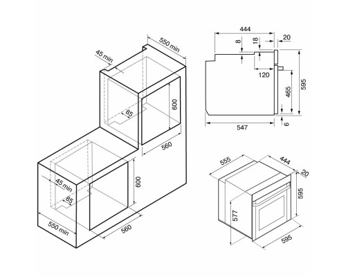 Духовой шкаф KRONA ELEMENT D plus 60 WH Белый Духовой шкаф KRONA ELEMENT D plus 60 WH Белый