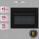 Духовой шкаф KRONA PARABEL 45H BL/BL
