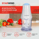 Измельчитель STARWIND SCG2011 белый/бирюзовый