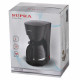 Кофеварка SUPRA CMS-0640 черный