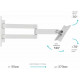 Кронштейн ARM MEDIA LCD-7101 белый